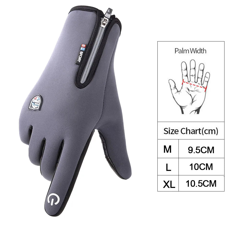 Winter Glove Accessories: LOOGDEEL Unisex Full Finger, Comfortable, Soft Anti-Slip, Wear-Resistant Running Gloves / Rungear