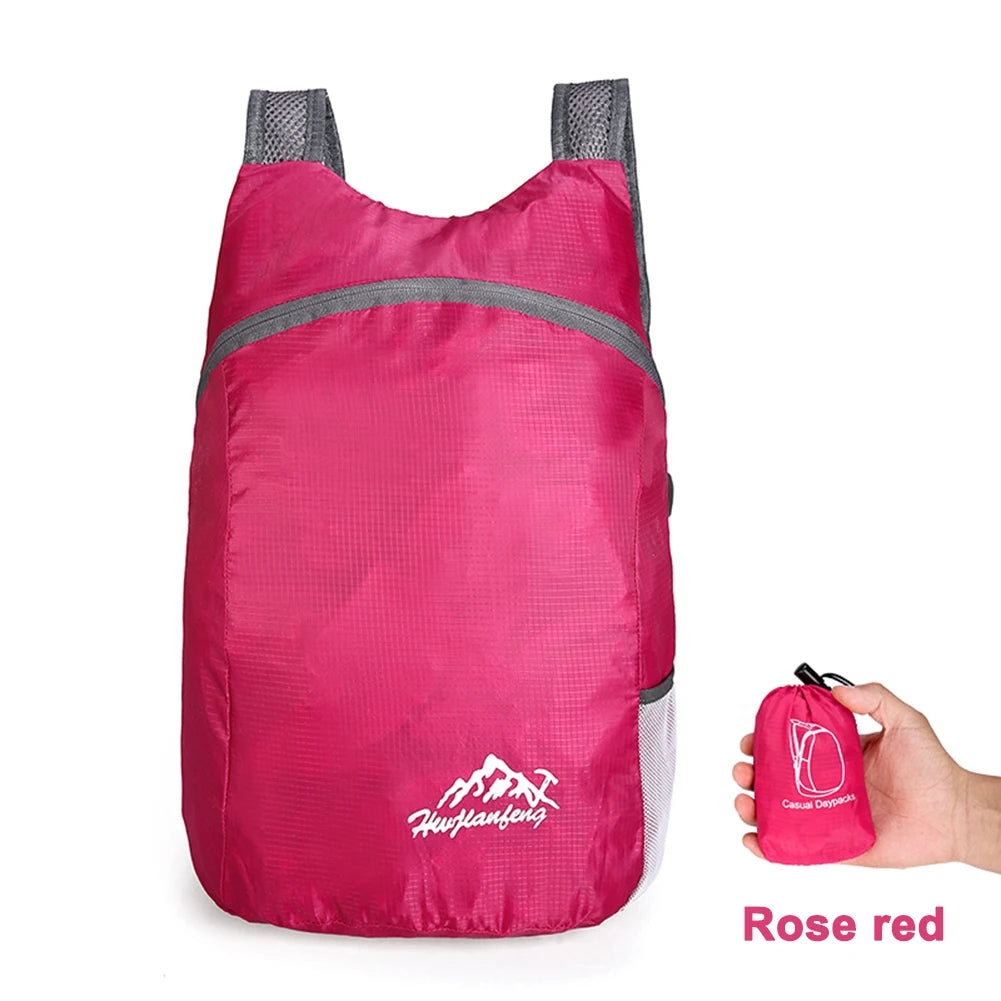 Lightweight Trail Accessories: Foldable, Ultralight, Outdoor Packable, Waterproof, Backpack for Hiking Travel Small Backpack / Rungear