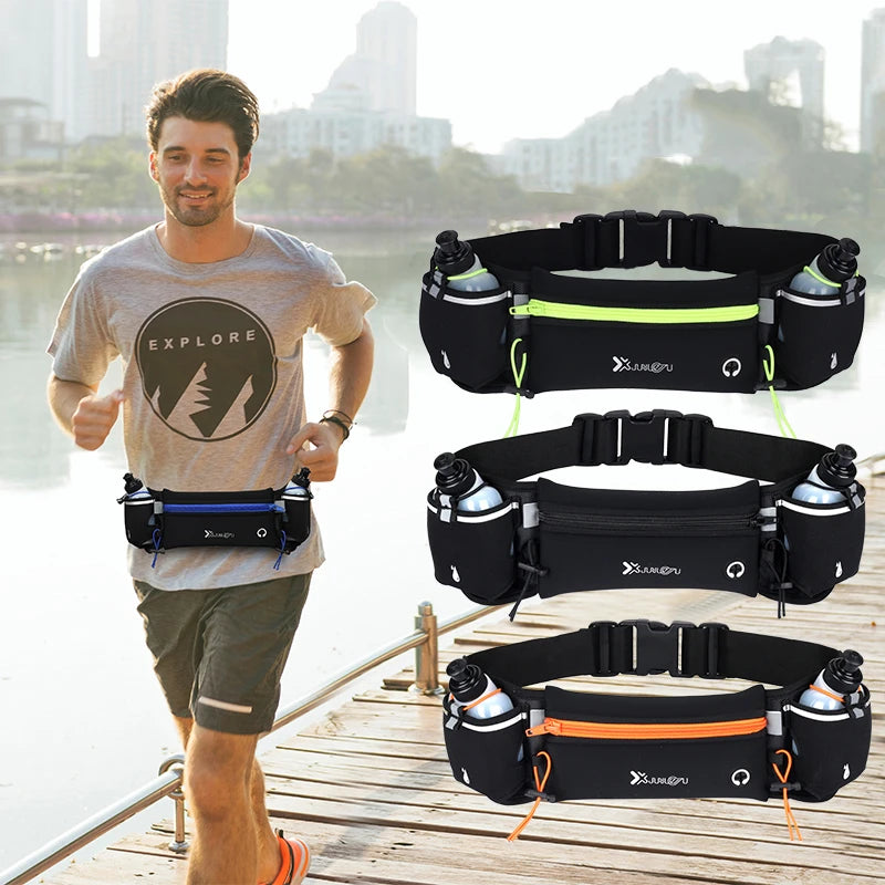 Man/Woman Marathon Trail Running Waist Pack For Phone Water Bottle
