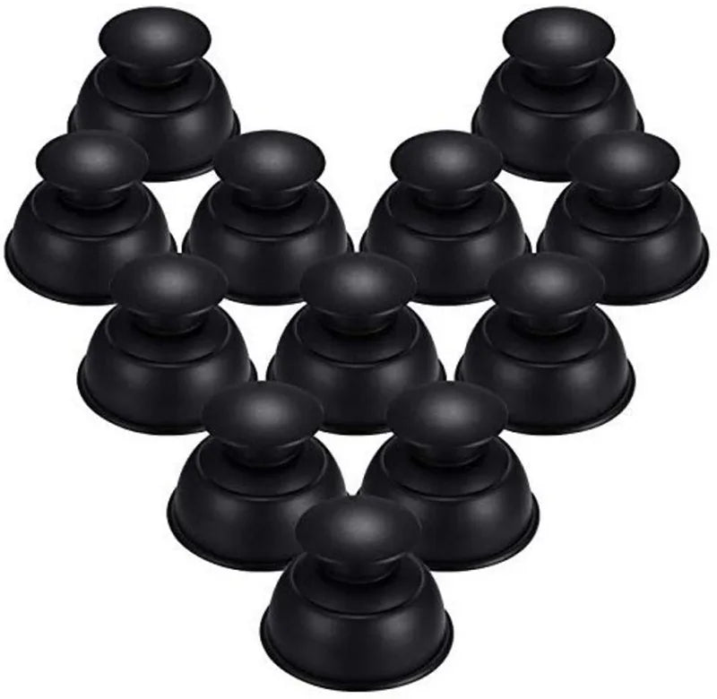 Recover Gear Accessories: 12PC Silicone Cupping Suction Cup Massager Therapy Sets, Anti Cellulite for Facial, Body, Deep Tissue Massage / Rungear