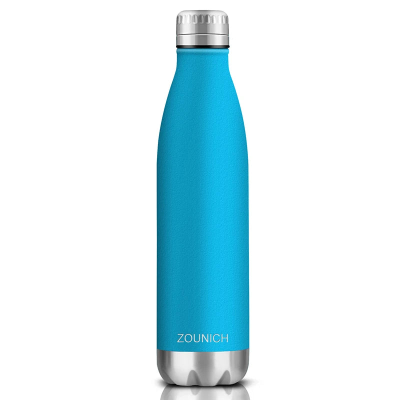 Hydration Gear Accessories: ZORRI Double-Wall, Insulated, Thermal Vacuum Water Bottle 350ml/500ml/650ml / Rungear