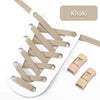 Running Accessories: 2024 New Metal Button Press Buckle, No Tie Sneakers / Rungear