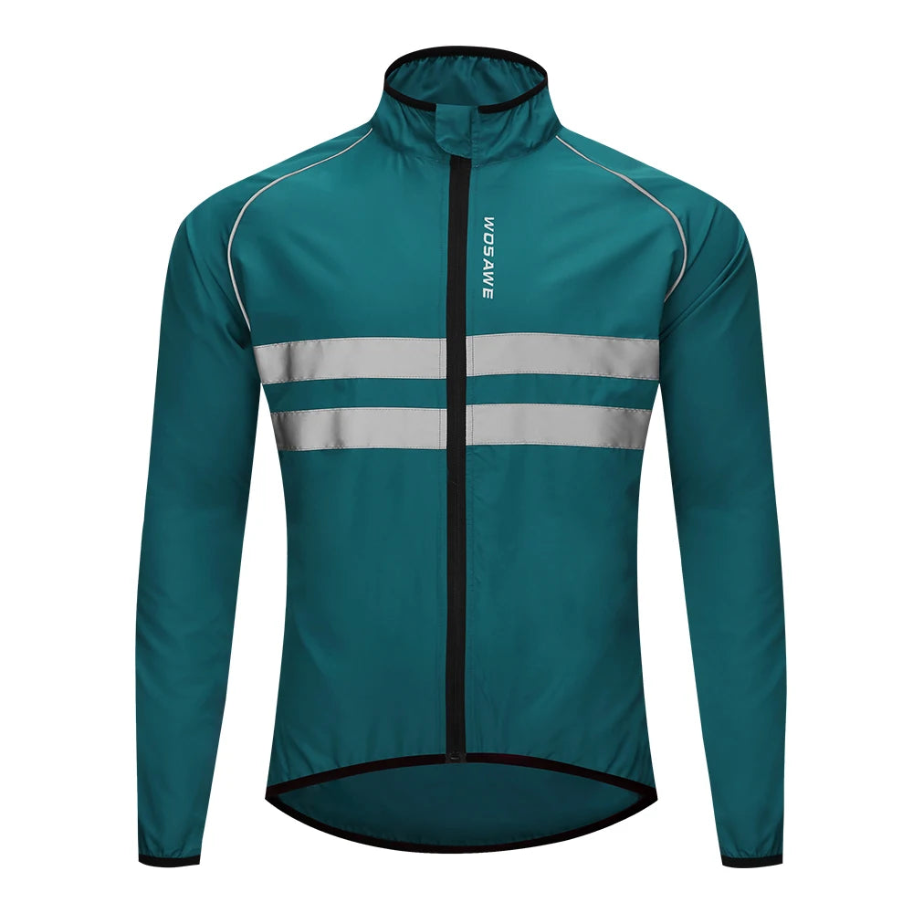 Men's Running Apparel: WOSAWE Ultralight Reflective Windproof Water Resistant Windbreaker / Rungear