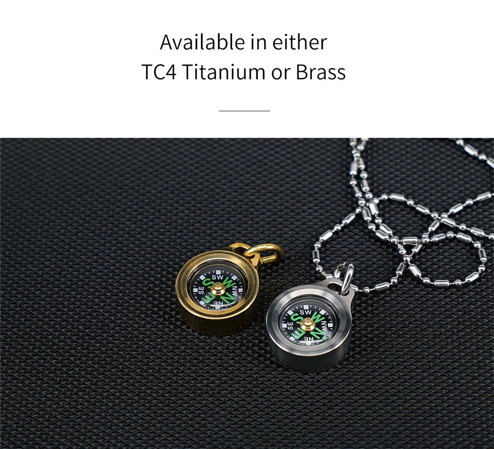 Running Trail Gear: MecArmy Brass CMP Navigational Compass For Outdoors with Lanyard / Rungear