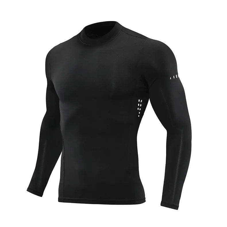 Men's Running Clothing: Long Sleeved, Compression, UV Sun Protection Shirt / Rungear