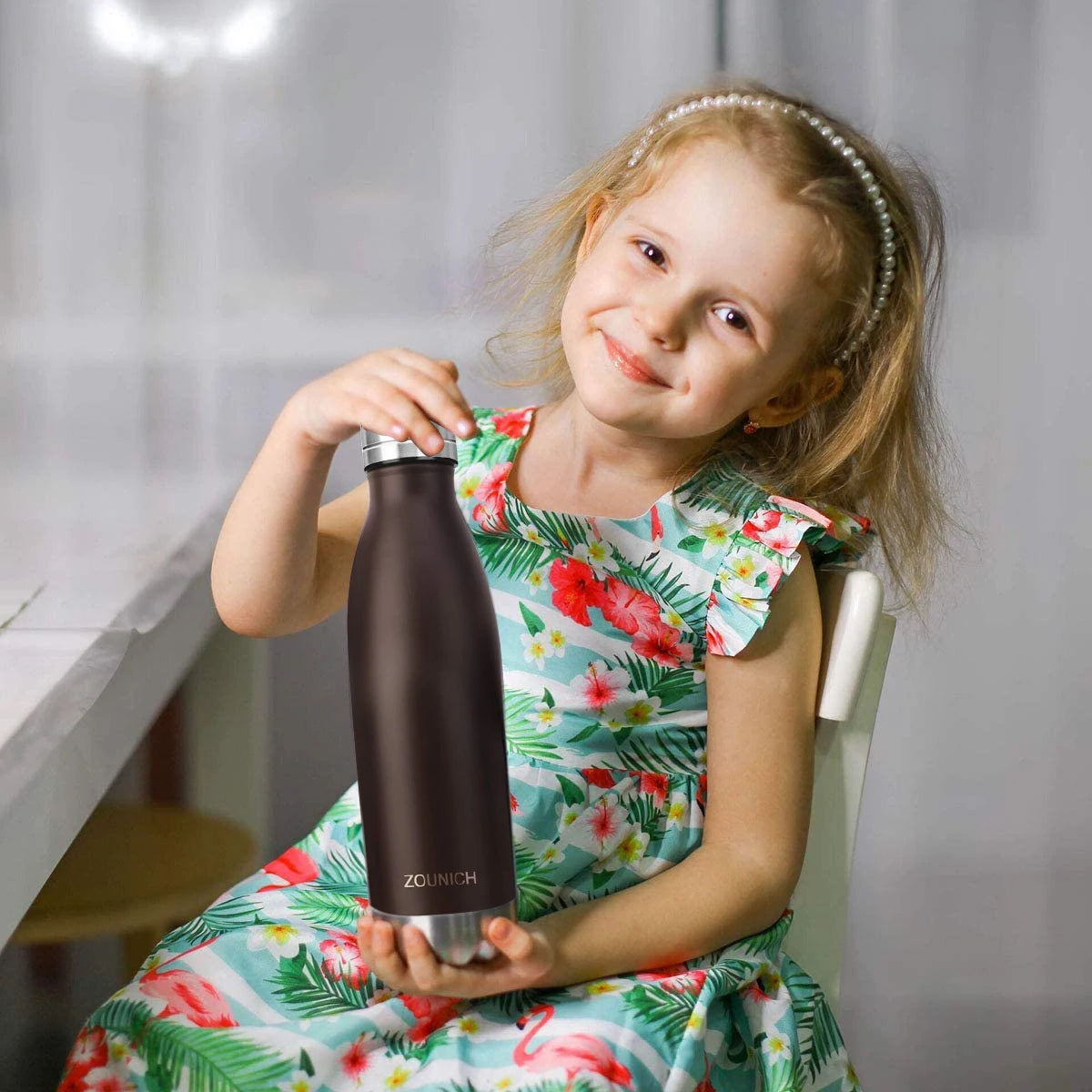 Hydration Gear Accessories: ZORRI Double-Wall, Insulated, Thermal Vacuum Water Bottle 350ml/500ml/650ml / Rungear