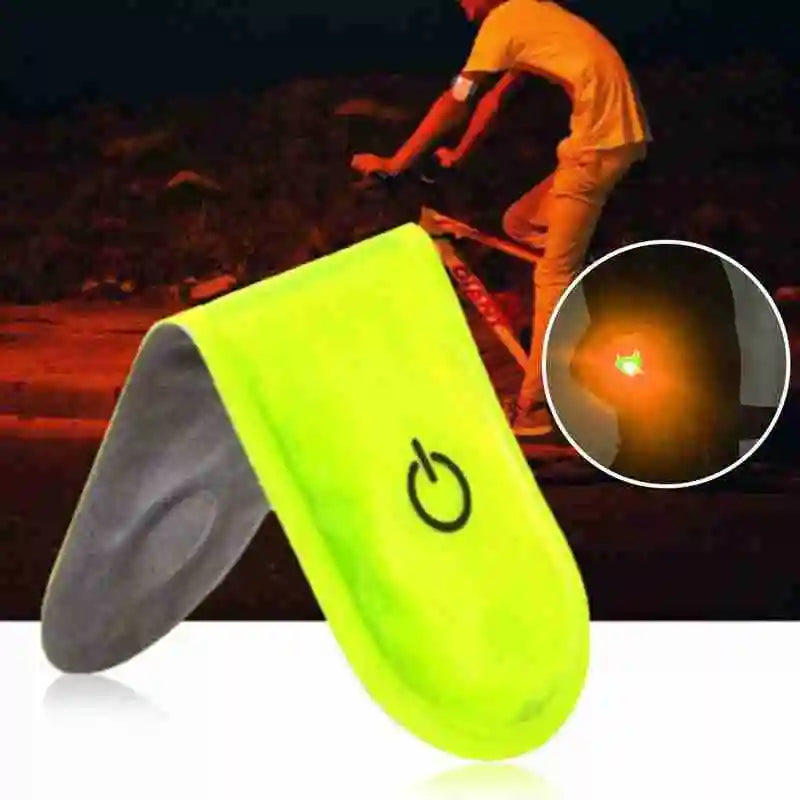 Outdoor Sports Led Safety Reflective Magnetic Strobe Light Clips for Night Exercise
