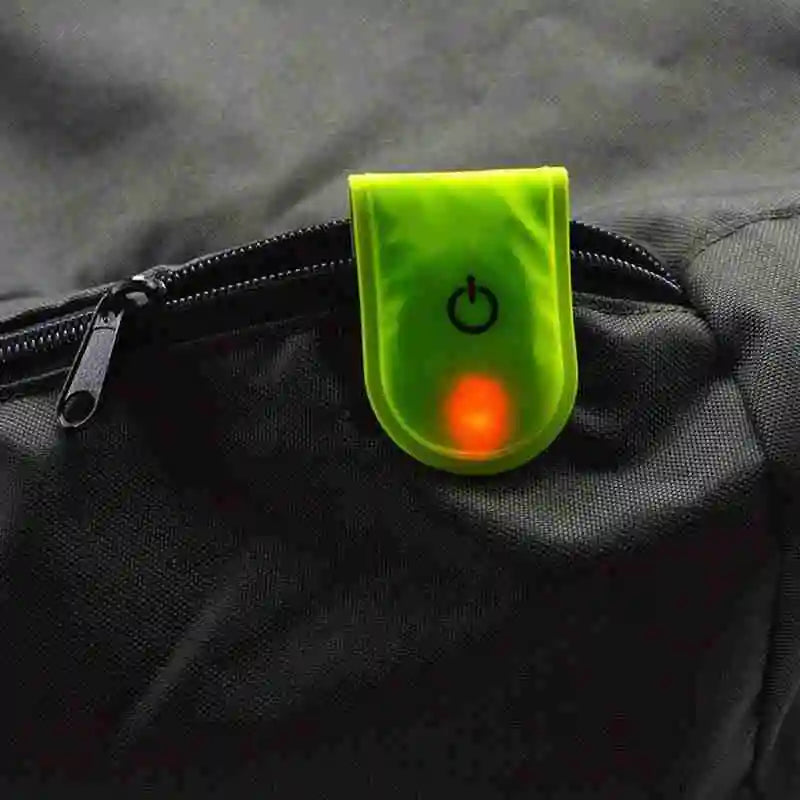 Outdoor Sports Led Safety Reflective Magnetic Strobe Light Clips for Night Exercise