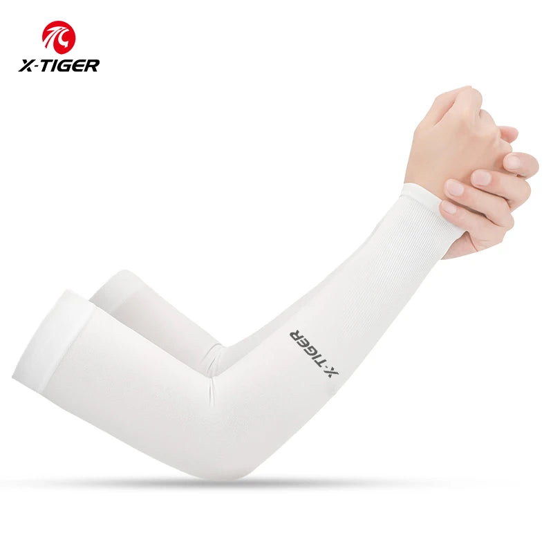 Winter Gear Accessories: X-TIGER Unisex Outdoor UV Sun Protection, Ice Fabric Arm Warmers Sleeves Running, Outdoor Sport / Rungear