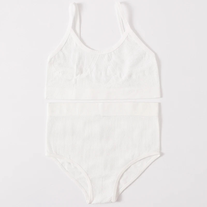 Women's Underwear Sets: U-Back, Push Up Bralette and Breathable Briefs / Rungear