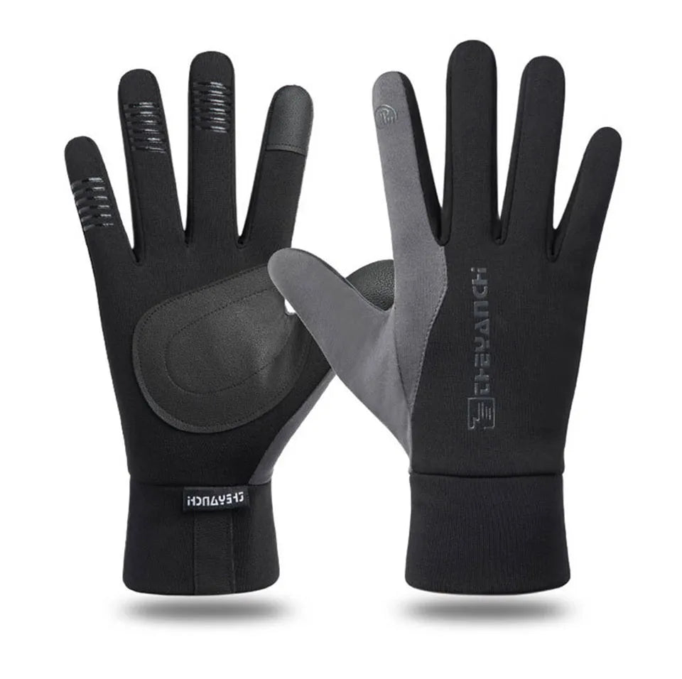 Winter Glove Accessories: LOOGDEEL Unisex Full Finger, Comfortable, Soft Anti-Slip, Wear-Resistant Running Gloves / Rungear
