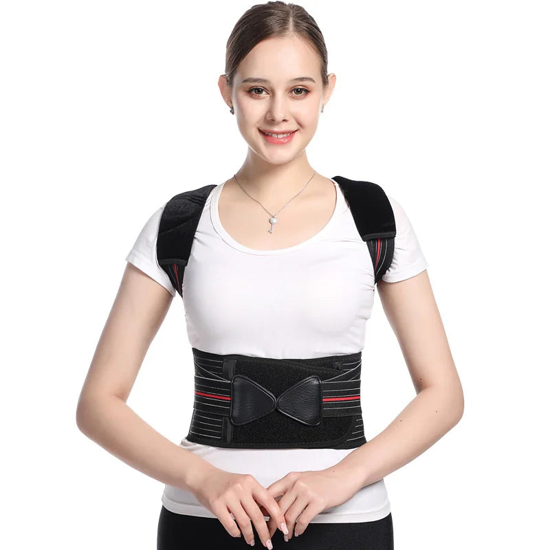 Recovery Gear Accessories: Unisex Back Brace For Posture And Scolliosis Correction Support / Rungear