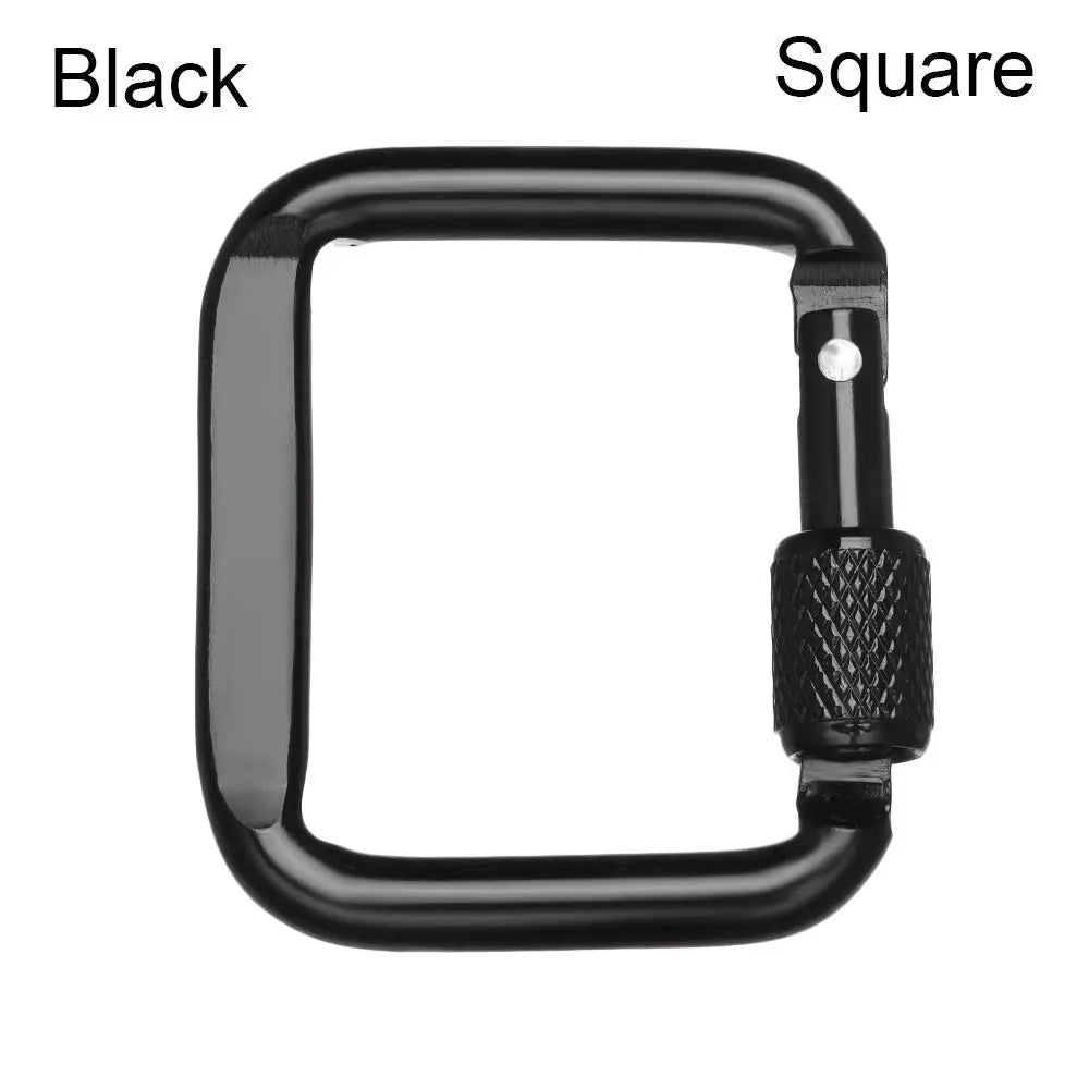 Trail Gear Accessories: Triangle/Square Carabiners With Snap Clip Hook Kettle Buckle / Rungear