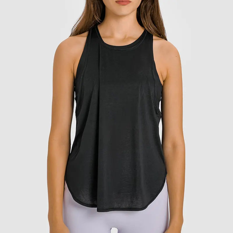 Women's Running Clothing: Sleeveless, Built-In-Bra, Workout Tank Top / Rungear