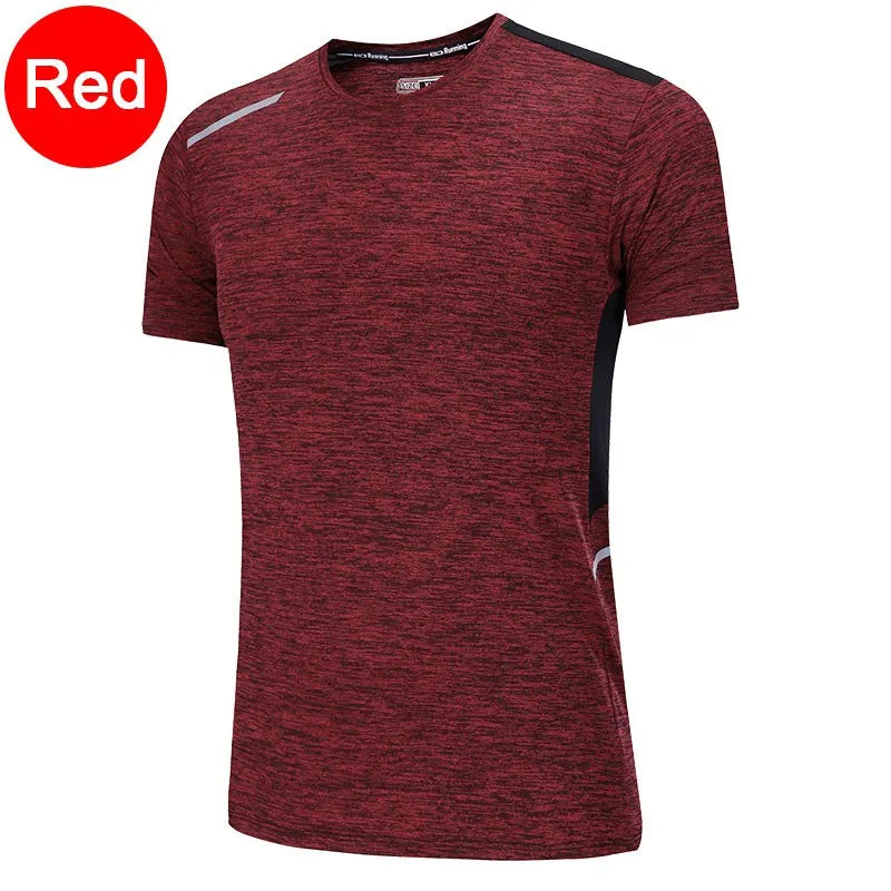 Men's Running Clothing: Quick-Dry, Short Sleeved, Breathable Mesh Training Shirt / Rungear