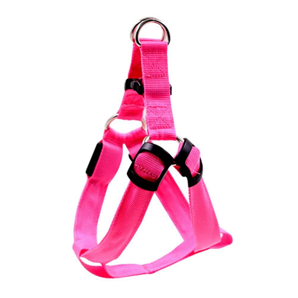 Dog Safety Gear: LED, Flashing Light, USB Rechargeable Chest Strap Harness XS, S, M, XL / Rungear