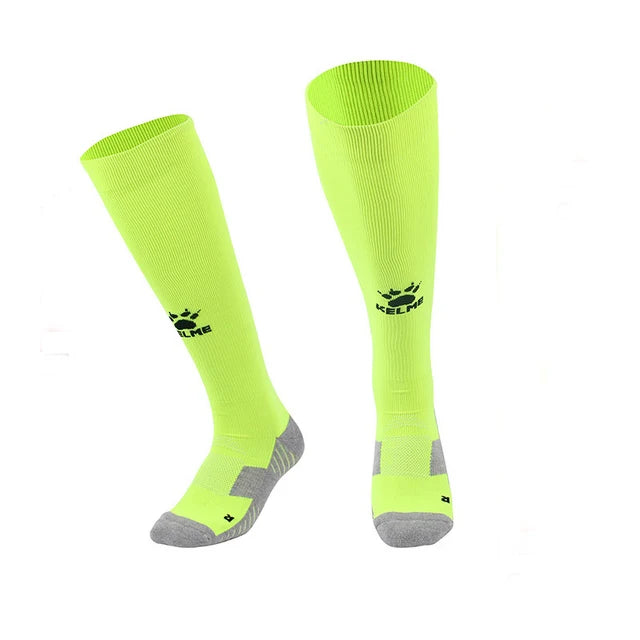 Running Sock Gear: KELME Men's Anti-Slip, Breathable, Knee-High Sport Socks K15Z908 / Rungear