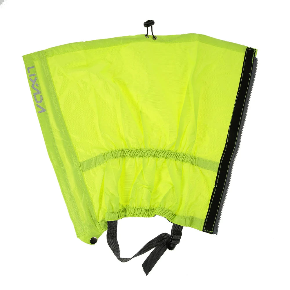 Lixada Outdoor Water-Resistant Close-Zipped Gaiters for Snowboarding Hiking Mountaineering