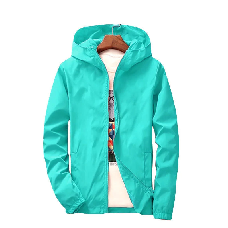 Women's Lightweight Jackets: 2025 Spring, Autumn, Hooded, Casual, Lightweight Windbreaker Jacket 7XL A8 / Rungear