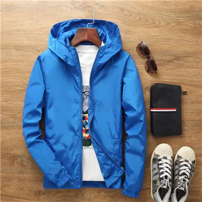 Women's Lightweight Jackets: 2025 Spring, Autumn, Hooded, Casual, Lightweight Windbreaker Jacket 7XL A8 / Rungear