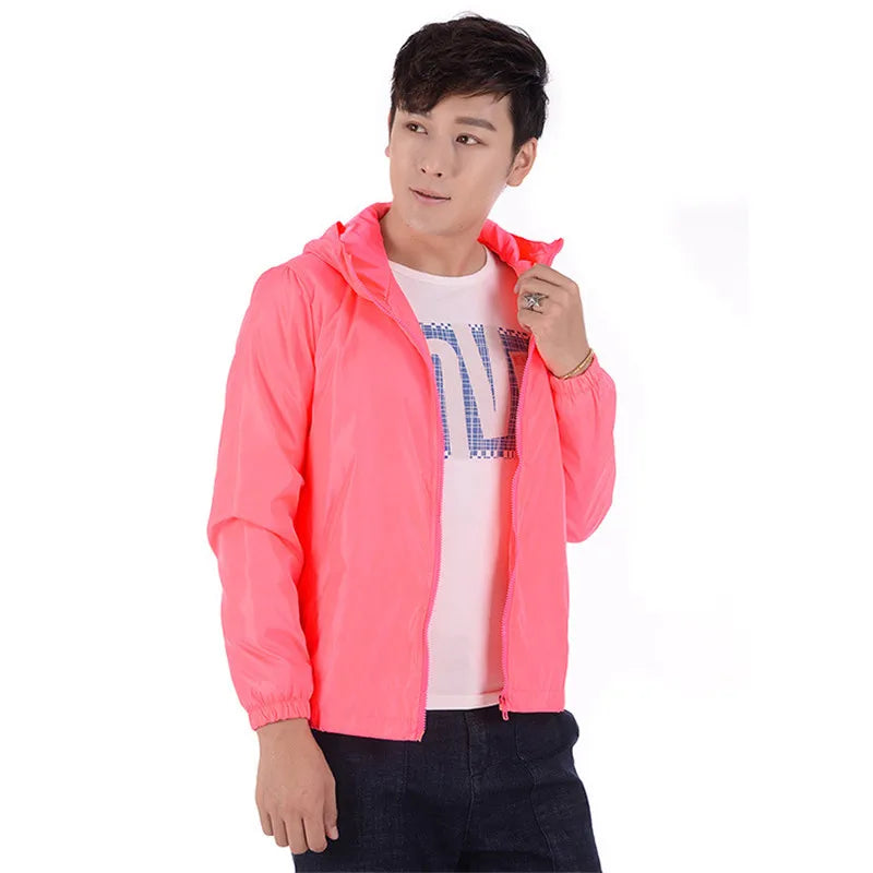 Women's Lightweight Jackets: 2025 Spring, Autumn, Hooded, Casual, Lightweight Windbreaker Jacket 7XL A8 / Rungear