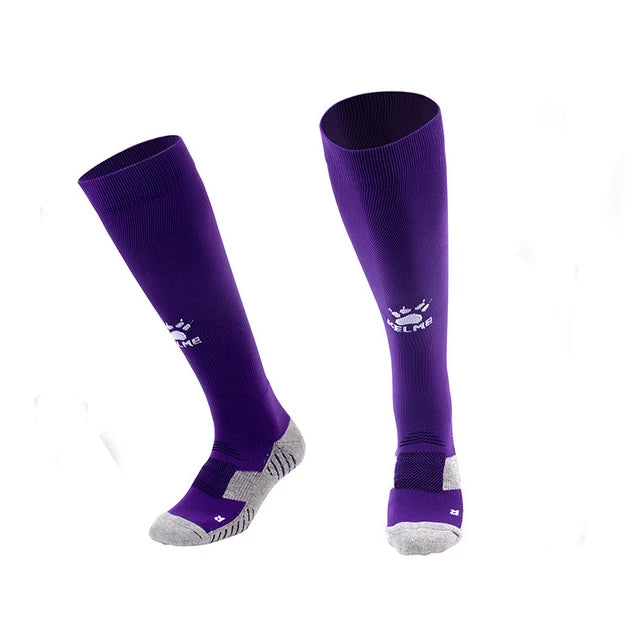 Running Sock Gear: KELME Men's Anti-Slip, Breathable, Knee-High Sport Socks K15Z908 / Rungear