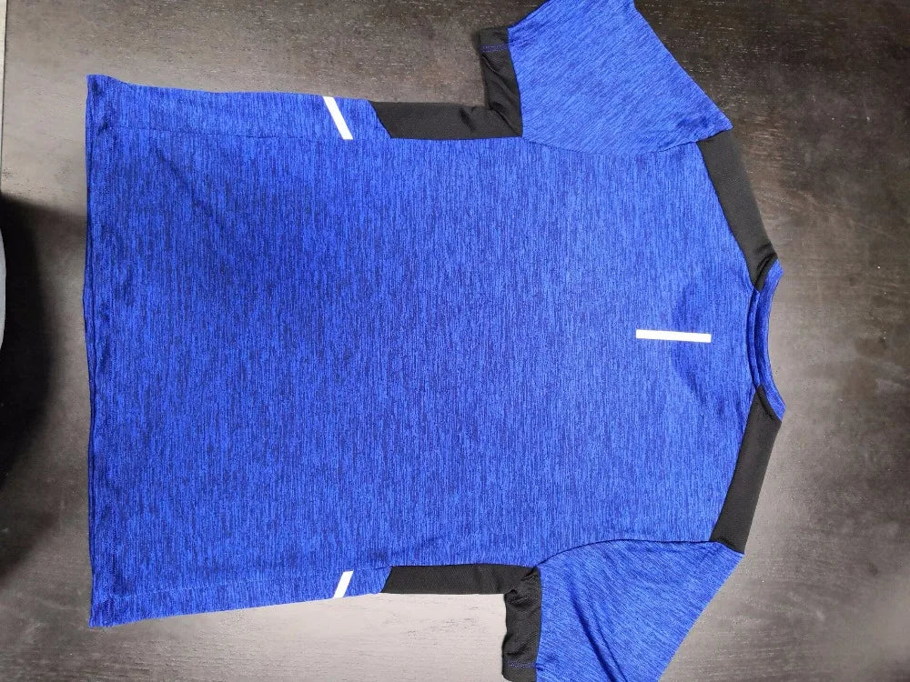 Men's Running Clothing: Quick-Dry, Short Sleeved, Breathable Mesh Training Shirt / Rungear