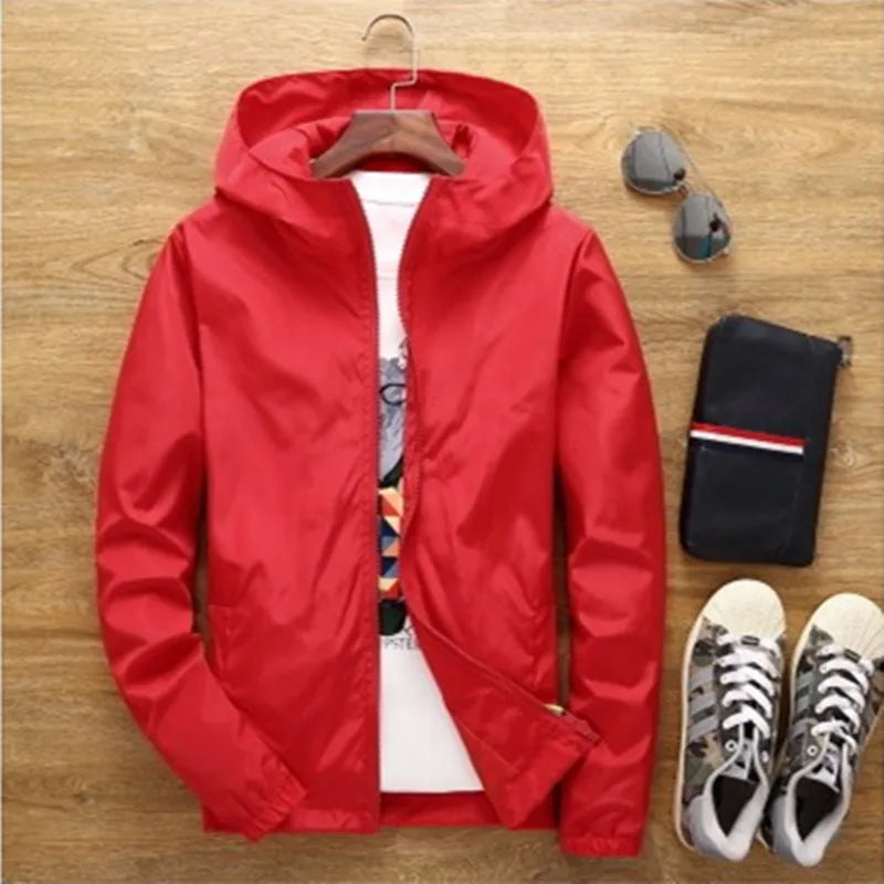 Women's Lightweight Jackets: 2025 Spring, Autumn, Hooded, Casual, Lightweight Windbreaker Jacket 7XL A8 / Rungear