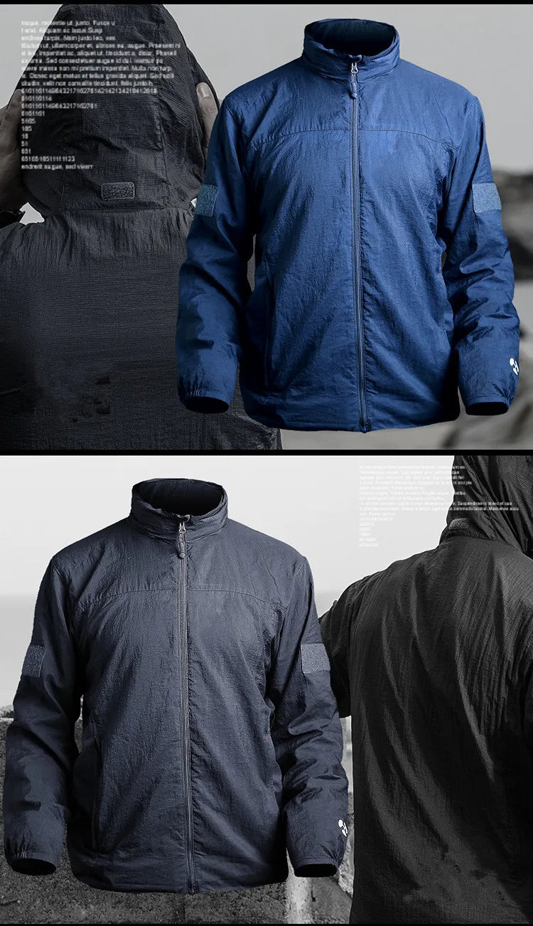 Men's Running Apparel Jackets: Lightweight, Waterproof, Summer Breathable Thin Hooded Jacket / Rungear