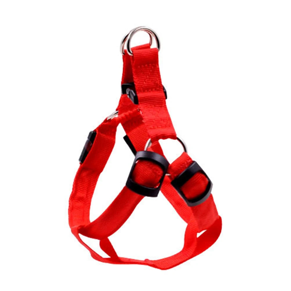 Dog Safety Gear: LED, Flashing Light, USB Rechargeable Chest Strap Harness XS, S, M, XL / Rungear