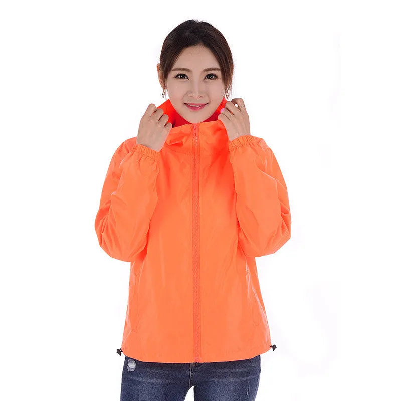 Women's Lightweight Jackets: 2025 Spring, Autumn, Hooded, Casual, Lightweight Windbreaker Jacket 7XL A8 / Rungear