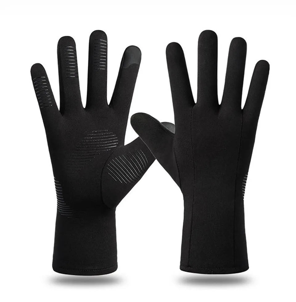 Winter Glove Accessories: LOOGDEEL Unisex Full Finger, Comfortable, Soft Anti-Slip, Wear-Resistant Running Gloves / Rungear