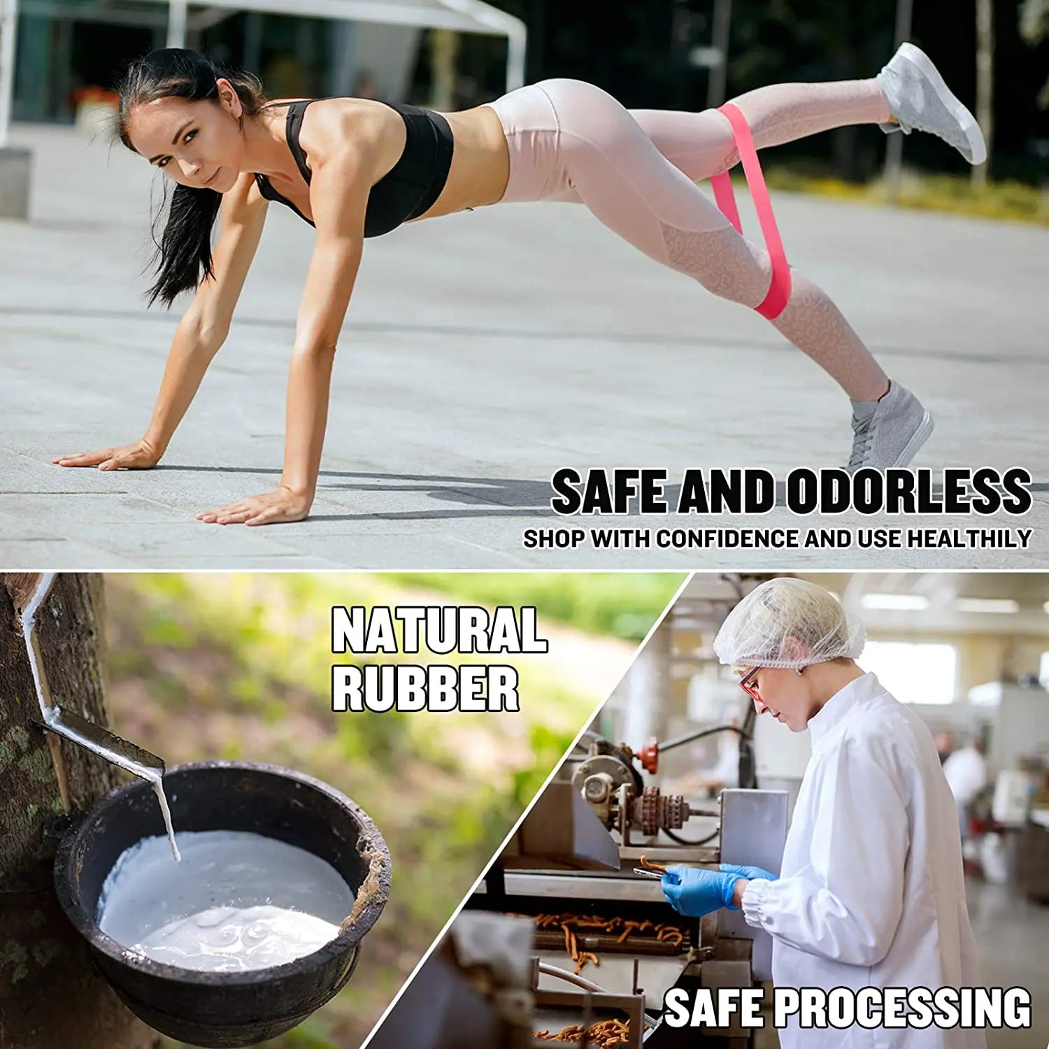 Resistance Elastic Loop Exercise Bands 5 Different Levels Suitable For Strength Training