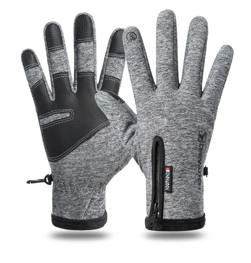 Winter Glove Accessories: LOOGDEEL Unisex Full Finger, Comfortable, Soft Anti-Slip, Wear-Resistant Running Gloves / Rungear