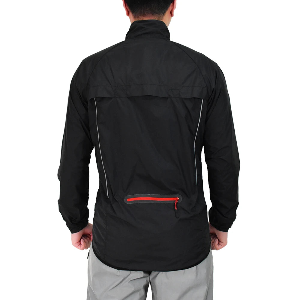 Men's Running Apparel: WOSAWE Ultralight Reflective Windproof Water Resistant Windbreaker / Rungear