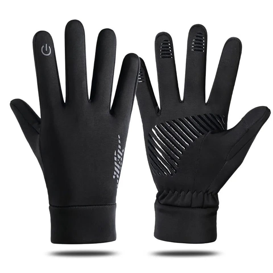 Winter Glove Accessories: LOOGDEEL Unisex Full Finger, Comfortable, Soft Anti-Slip, Wear-Resistant Running Gloves / Rungear