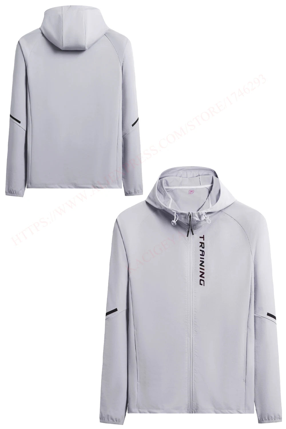 Women's Jacket Apparel: Breathable, Outdoor, Long Sleeved Summer Workout Sports Jacket with Zipper / Rungear