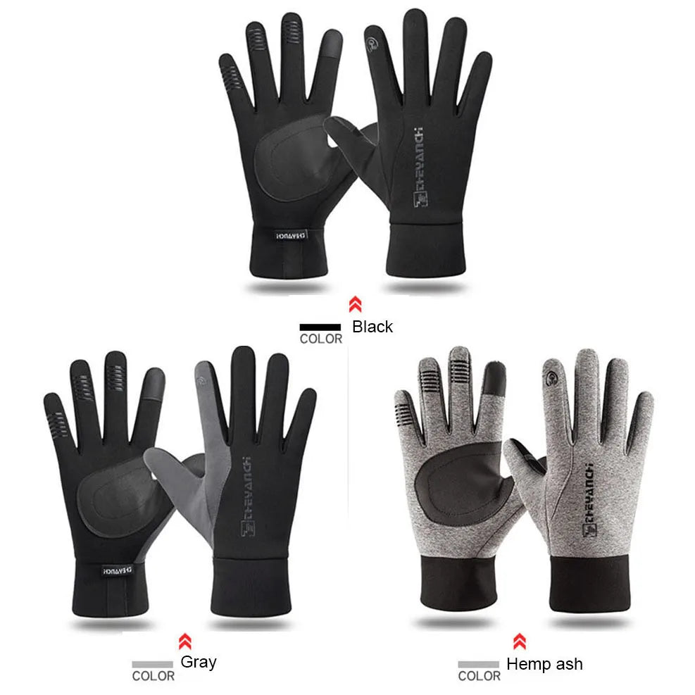 Winter Glove Accessories: LOOGDEEL Unisex Full Finger, Comfortable, Soft Anti-Slip, Wear-Resistant Running Gloves / Rungear