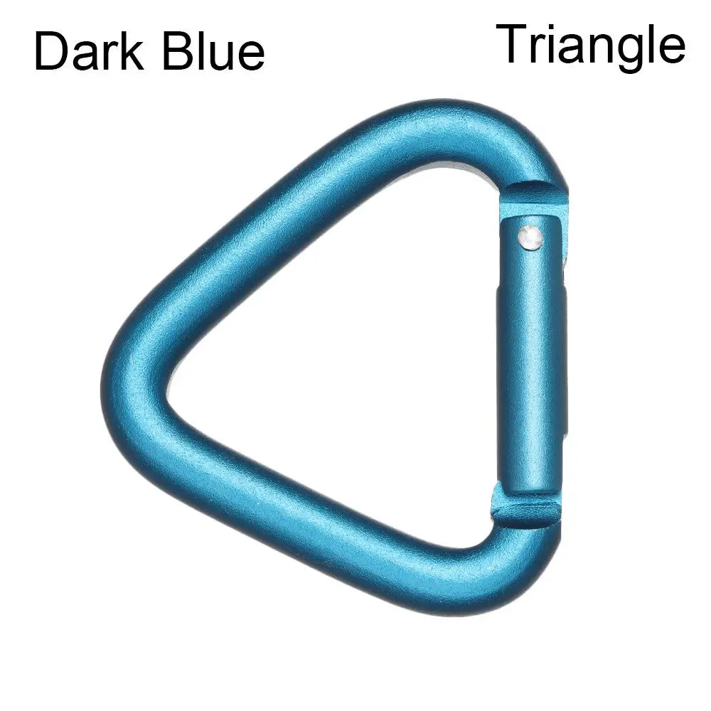 Trail Gear Accessories: Triangle/Square Carabiners With Snap Clip Hook Kettle Buckle / Rungear