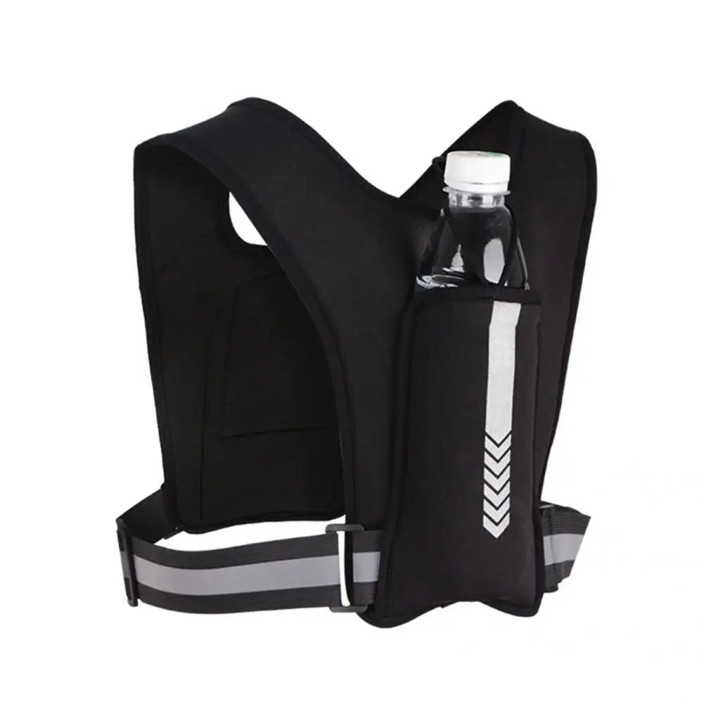 Running Gear Accessories: Compact, Water Resistant, Elastic Chest Harness Backpack for Outdoor Running / Rungear