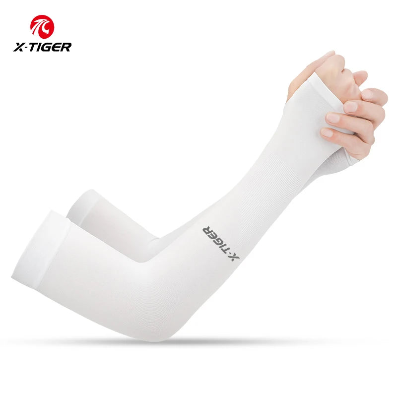 Winter Gear Accessories: X-TIGER Unisex Outdoor UV Sun Protection, Ice Fabric Arm Warmers Sleeves Running, Outdoor Sport / Rungear