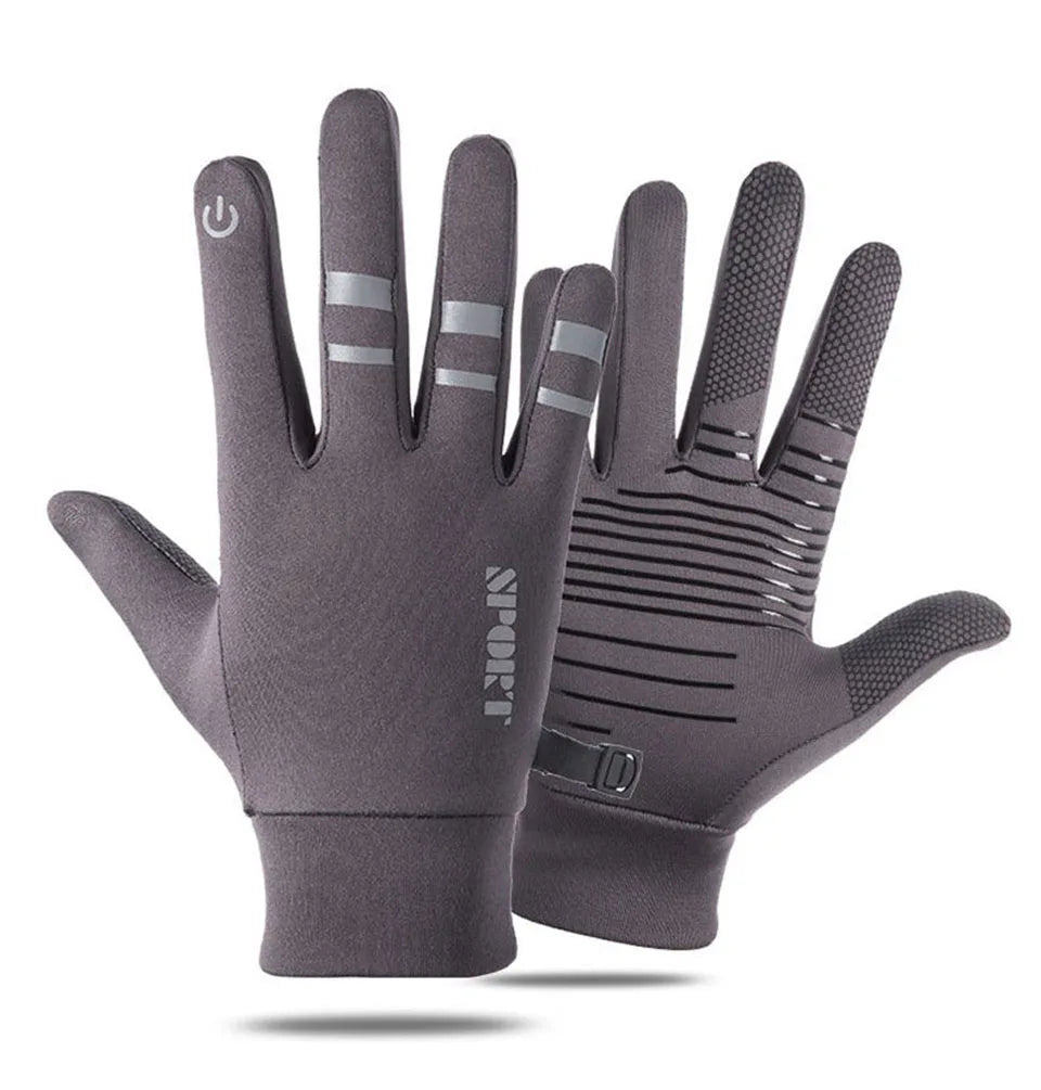 Winter Glove Accessories: LOOGDEEL Unisex Full Finger, Comfortable, Soft Anti-Slip, Wear-Resistant Running Gloves / Rungear