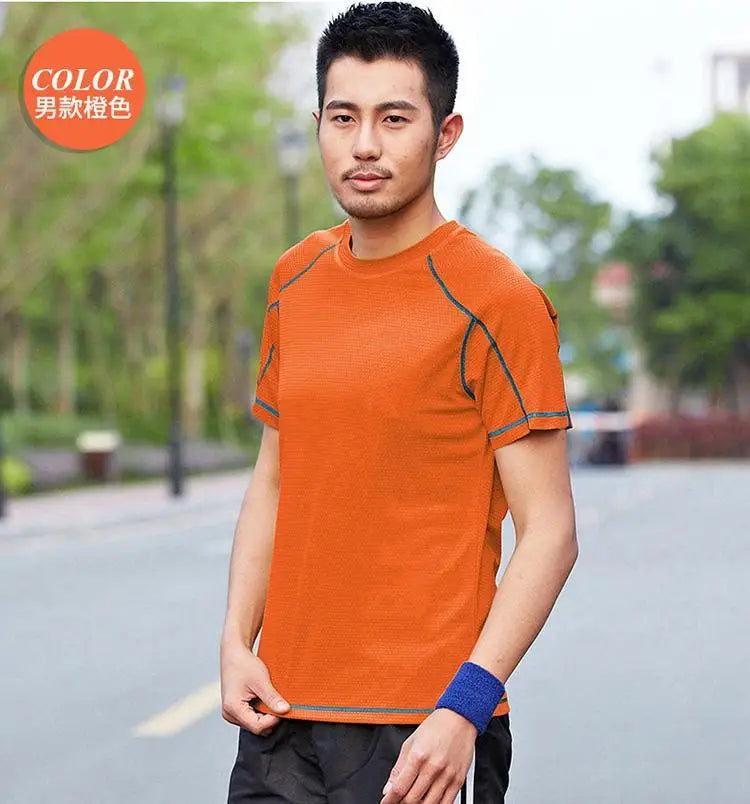 Men's Running Apparel: Mesh Short Sleeve, Moisture-Wicking, Lightweight T-Shirts / Rungear