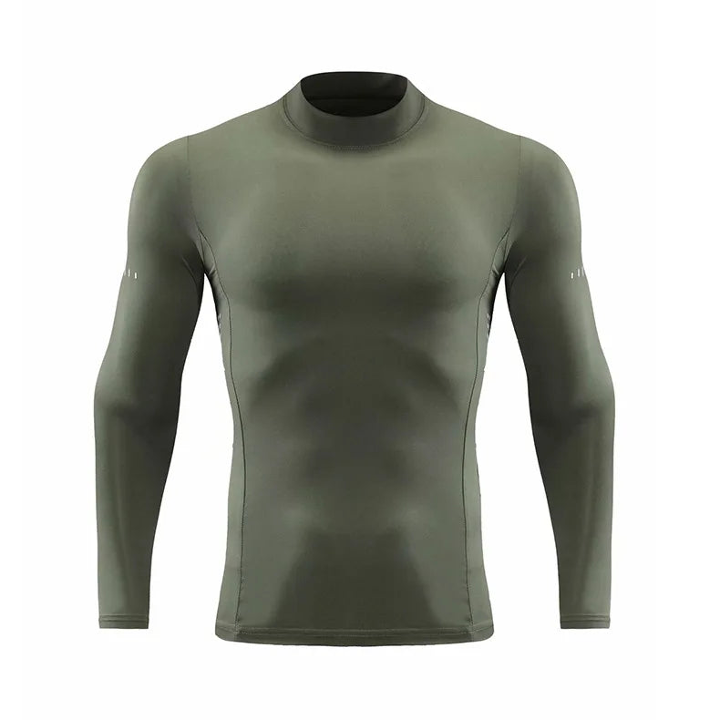 Men's Running Clothing: Long Sleeved, Compression, UV Sun Protection Shirt / Rungear