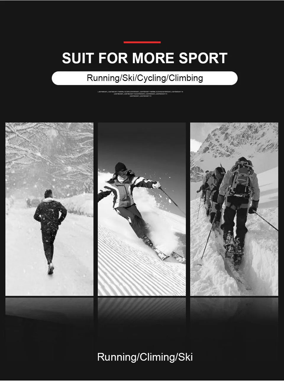 Winter Glove Accessories: LOOGDEEL Unisex Full Finger, Comfortable, Soft Anti-Slip, Wear-Resistant Running Gloves / Rungear