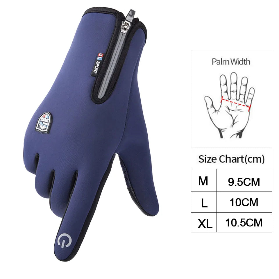 Winter Glove Accessories: LOOGDEEL Unisex Full Finger, Comfortable, Soft Anti-Slip, Wear-Resistant Running Gloves / Rungear