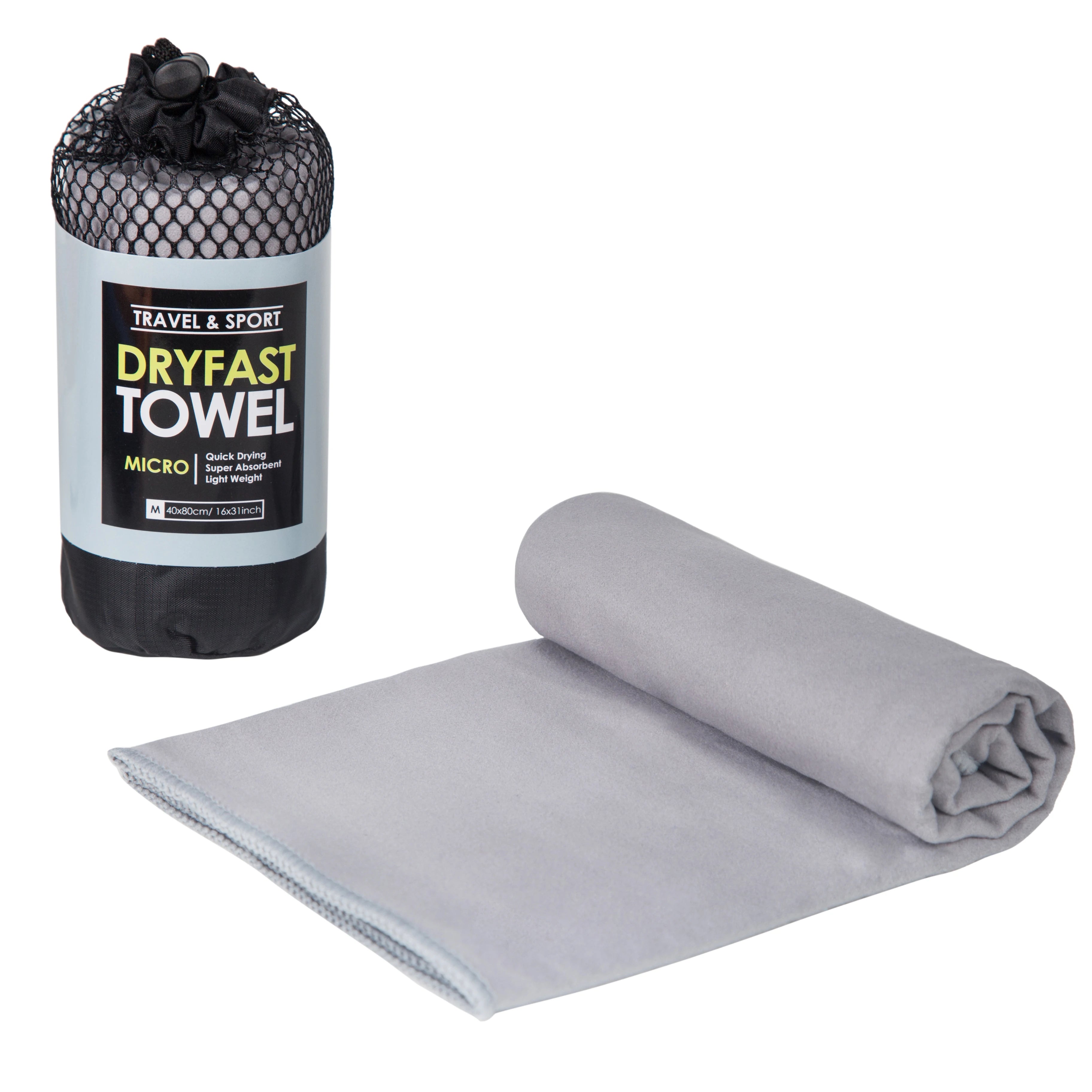 Running Gear Accessories: Microfibre Compact, Absorbent, Ultra Soft Fast Drying Sports Towel / Rungear