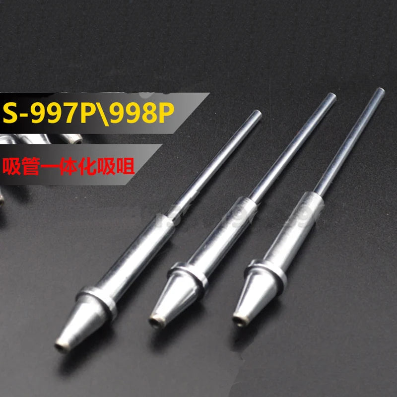Running Hydration Accessories: 3PC/lot 1.0mm 1.5mm 2.0mm Replacement Nozzle for S-998P Electric Vacuum, Double-Pump Electric Suction Tin Guns / Rungear