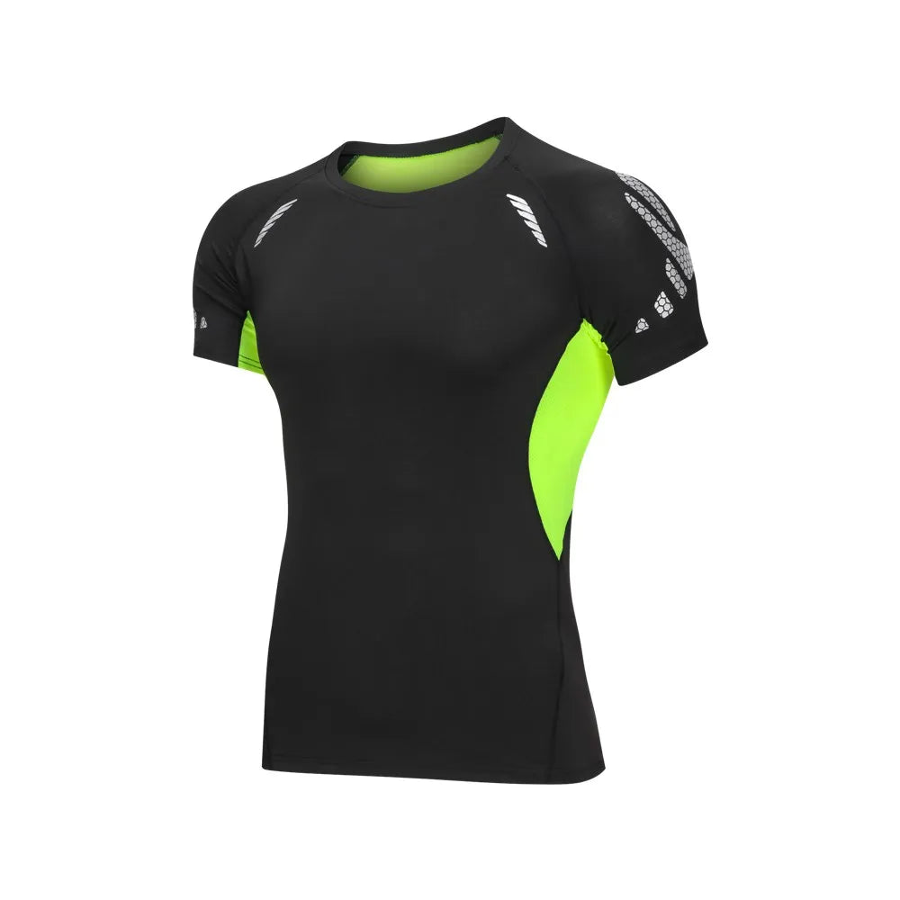 Running Apparel For Men: Short Sleeved, High Quality,  Fitness Sportswear Shirt / Rungear