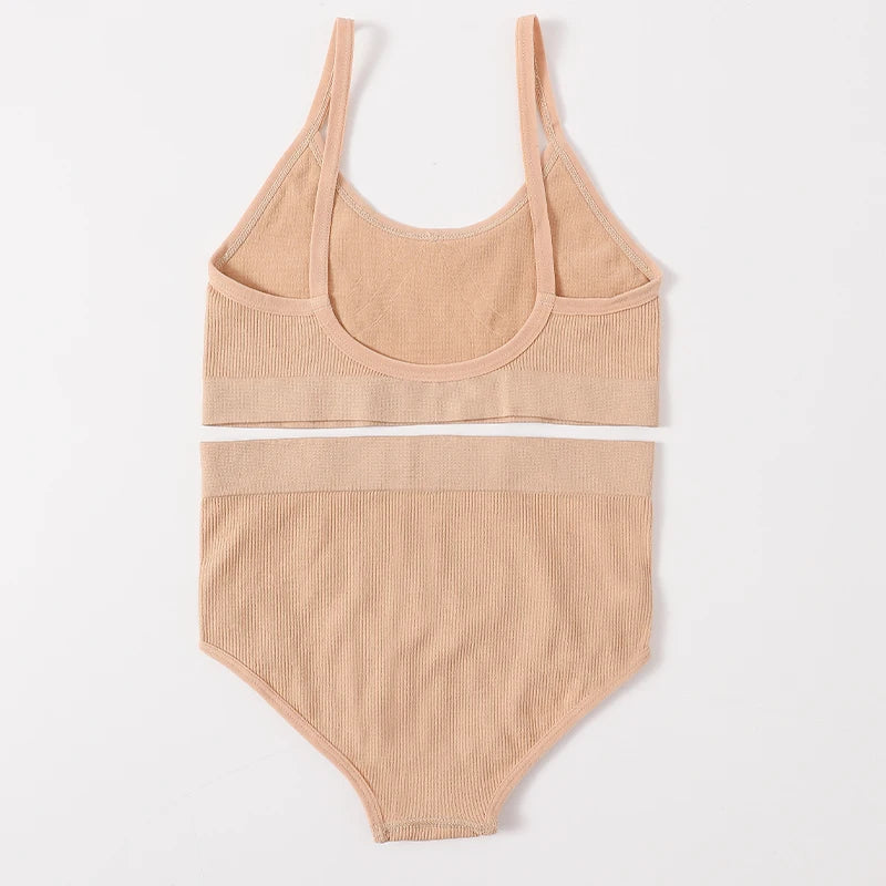 Women's Underwear Sets: U-Back, Push Up Bralette and Breathable Briefs / Rungear